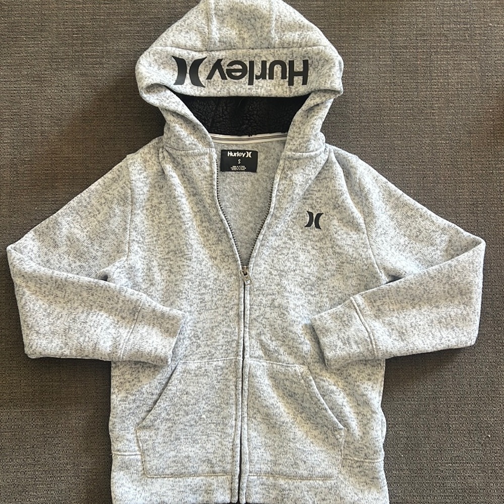 Boys Hurley zip up sweatshirt